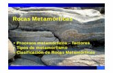 Rocas metamórficas1 - IGcuencas.fcien.edu.uy/cursos/materiales/Rocas_igneas_2011.pdf · Nivel cortical y grado metamórfico previo ... • Un facies metamórfico define a un conjunto