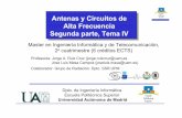 Antenas y Circuitos de Alta Frecuencia Segunda parte, Tema IVarantxa.ii.uam.es/~acaf/Documentacion/TemaIV_antenas_bandancha.pdf · Antena Log-Periódica IV. Antenas de banda ancha,
