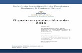 El gasto en protección solar 2016 - constanza.orgn-de-Investiga... · mundo son Estados Unidos, Brasil, China, Corea del Sur y Reino Unido, con unas cifras de gasto de 1.565, 1.288,