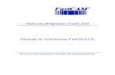 Serie de programas FastCAM Manual de referencias · PDF fileIntroducción 6 Convenciones usadas en este Manual A través de la información de este manual es importante que entiendas