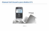 Manual del Usuario para Nokia E71download-fds.webapps.microsoft.com/supportFiles/files/support/... · por un consumidor que se dedica a una actividad personal y no comercial, de acuerdo