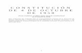 CONSTITUCION de 4 octubre de 1958 - Accueil - Sénat“N DE 4 DE OCTUBRE DE 1958 (Texto resultante, en último lugar, de la ley constitucional de 23 de julio de 2008) Esta traducción