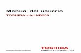Manual del usuario - Aula TIC 2.0 · Villanueva del ... · Manual del usuario iii TOSHIBA mini NB200 Secure Digital y SD son marcas comerciales de SD Card Association. MultiMediaCard
