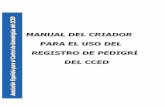 ASOCIACIÓN ESPAÑOLA PARA EL CONTROL DE usuario/manual_completo... · asociaciÓn espaÑola para el control de genealogÍas del cced cumplimentaciÓn de la ficha de incripciÓn para