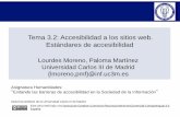 Tema 3: Accesibilidad en los sitios webocw.uc3m.es/.../tema3_2_estandares_web_accesible.pdf · 2015-07-21 · Asignatura OCW-UC3M: “Evitando la barreras de accesibilidad en la Sociedad