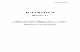 ELECTROTECNIA - w3.ual.esjmruiz/PRACTICA1.pdf · prácticas de electrotecnia. 2 practica 1 riesgos electricos. medidas preventivas y de proteccion contra los daÑos de origen electrico.