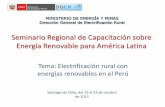 Seminario Regional de Capacitación sobre Energía … · Santiago de Chile, del 19 al 23 de octubre de 2015 ... Seminario Regional de Capacitación sobre ... Potencia (MW) Energía