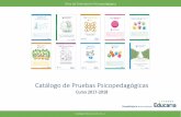 Catálogo de Pruebas Psicopedagógicas - educaria.es · Con 50 años recién cumplidos, Educaria es una de las empresas pioneras en la creación y corrección de pruebas psicopedagógicas