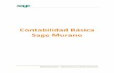 Contabilidad Básica Sage Murano - aelis.es · SAGE Soluciones de Gestión Empresarial Documento propiedad de SAGE Queda prohibida su utilización, divulgación y/o copia, sin la