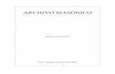 ARCHIVO MASÓNICO - romosanchez.files.wordpress.com · MANUEL DE LIMA EN LA MASONERÍA Manuel de Lima y Sola (1818-1908), el fundador de la Masonería chilena, fue iniciado en Caracas,