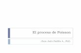 El proceso de Poisson - Página Principal de Jhon Jairo ...jpadilla.docentes.upbbga.edu.co/IngTrafico/6-El proceso de Poisson.pdf · Por el teorema del límite central, obtenemos