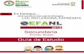 Guía de Estudio Grado - Colección SÍaEducación ¿Qué es el EFANL? Es un examen que se aplica en Nuevo León desde el año pasado, con la finalidad de orientar y facilitar la acción