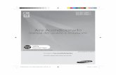 Aire Acondicionado - Samsung HVAC Document … · Precauciones de seguridad Antes de usar su nuevo aire acondicionado, por favor lea este manual completamente para asegurarse que