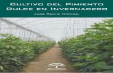Cultivo de pimiento dulce en invernadero - Junta de Andaluc­a .RECHE MRMOL, Jos© Cultivo del