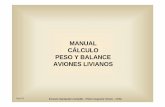 MANUAL CÁLCULO PESO Y BALANCE AVIONES …paraserpiloto.aopabrasil.org.br/wp-content/uploads/2015/04/Manual... · este Manual NO son de creación del autor, ... al momento de efectuar
