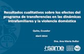 Resultados cualitativos sobre los efectos del programa …es.wfp.org/sites/default/files/es/file/4_transferencias_capacitaci...Quito, Ecuador Abril 2014 Dra. ... (hombre y mujeres),