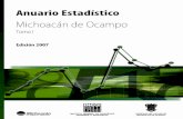 Anuario estadístico del estado de Michoacán Volumen Iinternet.contenidos.inegi.org.mx/contenidos/productos/... · 2014-11-11 · Dirección General de Coordinación de los Sistemas
