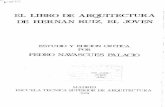 EL LIBRO DE ARQUITECTURA DE HERNÁN RUIZ, EL …oa.upm.es/6641/1/Navascues_12.pdf · descubrimiento de los Diez Libros de Arquitectura de Vitruvio, así como el afán por su lectura,