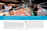 Consumo de pescados y mariscos - Mercasa · Consumo de pescados y mariscos En términos de gasto, el pescado fres-co concentra el 41,8%, con un total de 82 euros por persona, seguido