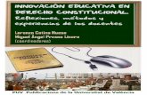 © Lorenzo Cotino Hueso y Miguel Ángel Presno Linera ...albergueweb.uva.es/javiermatia/.../2015/...a-la-española-separata.pdf · Innovación educativa en Derecho constitucional.