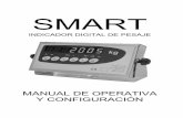 manual smart castellano ver 1.41x Abril 2007 · 3.11.3 Tiempo de lectura peso ... El indicador consta de un display principal y siete indicadores luminosos. La disposición se puede