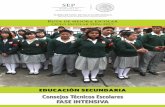 EDUCACIÓN SECUNDARIA - basica.sep.gob.mxbasica.sep.gob.mx/.../Documento/...secundariafaseintensivacte.pdf · ruta de mejora escolar Educación Secundaria La Reforma Educativa constituye