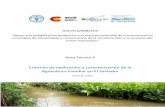 Criterios de tipificación y caracterización de la Agricultura Familiar en El Salvador€¦ · GCP/ELS/008/SPA Apoyo a la rehabilitación productiva y el manejo sostenible de microcuencas