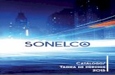 Catàlogo/ Tarifa de precios 2O15 - ldl-online.es · La marca Sonelco existe desde 1974, cuando su creador concibió el sistema de música ambiental basado en la amplificación distribuida,
