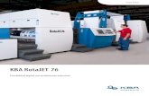 KBA RotaJET 76 - Willkommen | Koenig & Bauer | we're on it. · KBA RotaJET 76 | 3 KBA RotaJET 76 Impresión industrial de inyección de tinta de la mano de los expertos del offset