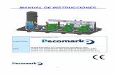 MANUAL DE INSTRUCCIONESTORNILLOS2011 - …pecomark.com/cataleg/Industrial Manual Centrales.pdf · ... cuando se utilice el equipo para otras actividades ajenas a las que se describen