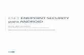 ESET Endpoint Security for Android .(desarrollada para las versiones 2.0 y posteriores ... Esta funci³n