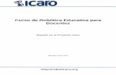 Curso de Robótica Educativa para Docentes -  · PDF fileCurso de Robótica Educativa para Docentes Basado en el Proyecto Icaro Managua, Junio 2016