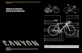 MANUAL DE BICICLETA BICICLETA DE CARRETERA - … · MANUAL DE BICICLETA ... una bicicleta a partir de componentes indiviudales o para su reparación. Nos reservamos el derecho de