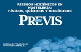 RIESGOS HIGIÉNICOS EN HOSTELERÍA: FÍSICOS, QUÍMICOS Y … · 2015-04-21 · HIGIENE INDUSTRIAL Disciplina dentro del marco de la prevención de ... expuestos a una serie de riesgos