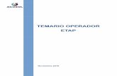 TEMARIO OPERADOR ETAP - elaguapotable.com RIO VERDE Y TEMARIO... · por su parte inferior, una zona primaria de mezcla y reacción, dos tubos concéntricos de succión que forman