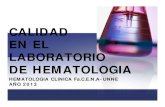 CALIDAD EN EL LABORATORIO DE HEMATOLOGIAecaths1.s3.amazonaws.com/hematologiaclinicafacena/762169833.CALI… · intracorrida dos valores ... de precision debe ser tal que los errores