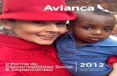Informe de 2012 - Avianca · En el presente informe se utilizará la palabra Holding para hacer referencia sólo ... dedicada al análisis y comparación en materia de calidad de