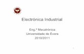 Electrónica Industrialltodi.est.ips.pt/fgrilo/down/EI01.pdf · • Dispositivos de electrónica de potência: – O Díodo – O Tiristor ... variação do tempo de condução do