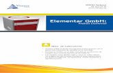 Elementar GmbH¡lisis+Elemental_v4_0915.pdf · Análisis Elemental y determinación de nitrógeno/proteínas por combustión a alta temperatura de muestras líquidas y sólidas, separación