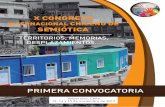 INTERNACIONAL CHILENO DE SEMIÓTICA · PRIMERA CONVOCATORIA Valparaíso, Chile 13, 14 y 15 de noviembre de 2017 X CONGRESO INTERNACIONAL CHILENO DE SEMIÓTICA TERRITORIOS, MEMORIAS,