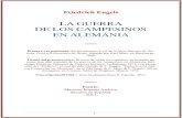 LA GUERRA DE LOS CAMPESINOS EN ALEMANIAciml.250x.com/archive/marx_engels/spanish/engels_la-guerra-de-los... · la guerra campesina, la posición ocupada por los diferentes par-tidos