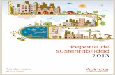 Reporte de sustentabilidad 2013 - ArcelorMittalcorporate.arcelormittal.com/~/media/Files/A/ArcelorMittal/corporate... · a la fabricación de barras para la construcción ... Certificado