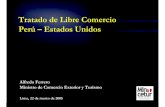 Tratado de Libre Comercio Perú – Estados Unidos · negociación de un TLC. TLC: ¿por qué hoy? COLOMBIA ... Perú: Balanza Comercial Agrícola con Estados Unidos (Millones de