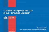 “10 años de vigencia del TLC: CHILE - ESTADOS UNIDOS”³n... · TLC AUSTRALIA TLC COLOMBIA ACE ECUADOR TLC TURQUÍA TLC MALASIA Firma TLC HONG KONG ACUERDO PARANAL INGRESO CHILE