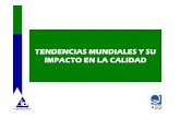 TENDENCIAS MUNDIALES Y SU IMPACTO EN LA … · Calidad, para la elaboración de la norma ISO 10008, comercio electrónico como delegado del INLAC y del Ecuador • Miembro de …