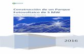 Construcción de un Parque Fotovoltaico de 5 MWsiproy.mef.gob.pa/tab/23722_2016_31122_Parque Fotovoltaico Parita... · Diseño y construcción de un parque fotovoltaico de 5 MW en