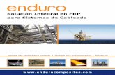 Solución Integral en FRP - sue.com.mxsue.com.mx/esp/wp-content/uploads/2012/06/Enduro-Electrical... · Límite de Presión de Apoyo, PSI 30,000 35,000 Límite de Presión de Apoyo,