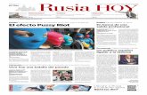 El efecto Pussy Riot - cdn.rbth.com · 2a rusia hoy rusiahoy.com suplemento de pago elaborado por ‘rossÝskaya gazeta’ (rusia), Único responsable de su contenido debate miÉrcoles