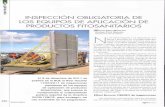 INSPECCiÓN OBLIGATORIA DE LOS EQUIPOS DE APLICACION DE ... · 1702/2011 de inspecciones periódicas de los equipos de aplicación de productos titosanitarios, que supone la transposición