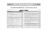 Cuadernillo de Normas Legales - gacetajuridica.com.pe · Cónsul General del Perú en Boston, Estados Unidos de América 413803 Sumario. NORMAS LEGALES El Peruano 413784 Lima, sábado